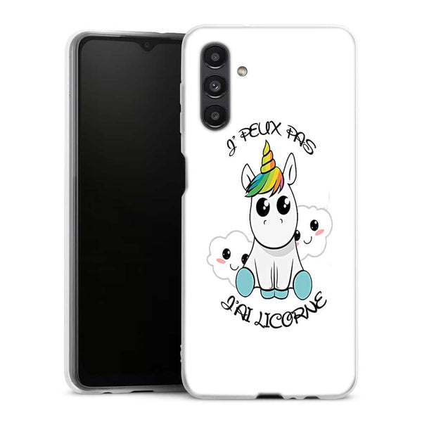 Coque Samsung A04S Je Peux pas j'ai Licorne